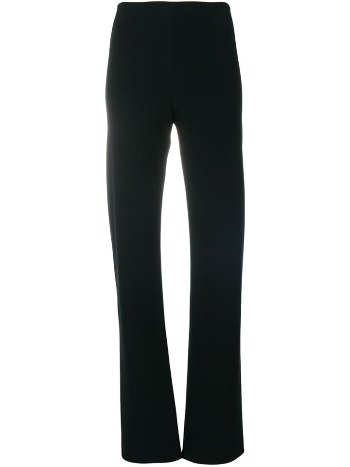 The Row Straight Leg Trousers - Black