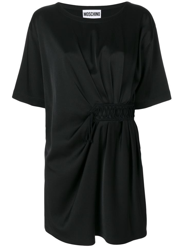 Moschino Gathered Waist Dress - Black