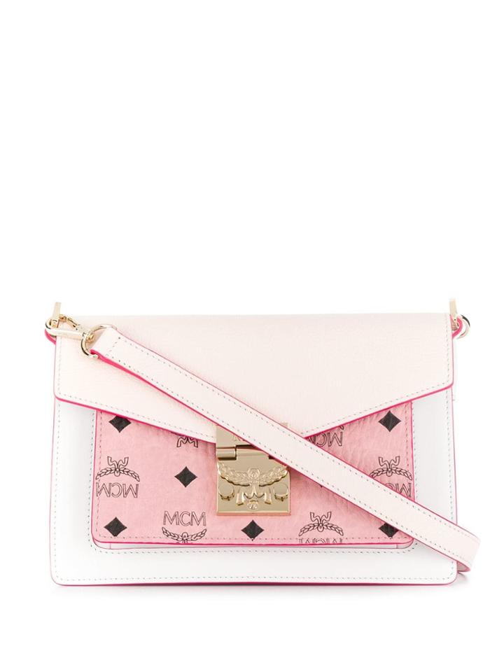Mcm Foldover Shoulder Bag - Pink