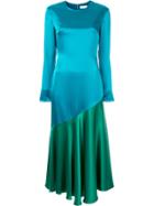 Racil Greta Colour-block Flared Dress - Blue