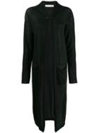 Isabel Benenato Long Cardi-coat - Black
