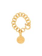 Chanel Pre-owned Logo Charm Bracelet - Gold