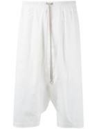 Rick Owens - 'pod' Shorts - Men - Cotton/rubber - 46, White, Cotton/rubber
