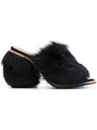 Ugg Australia Rosa Fluff Mules - Black