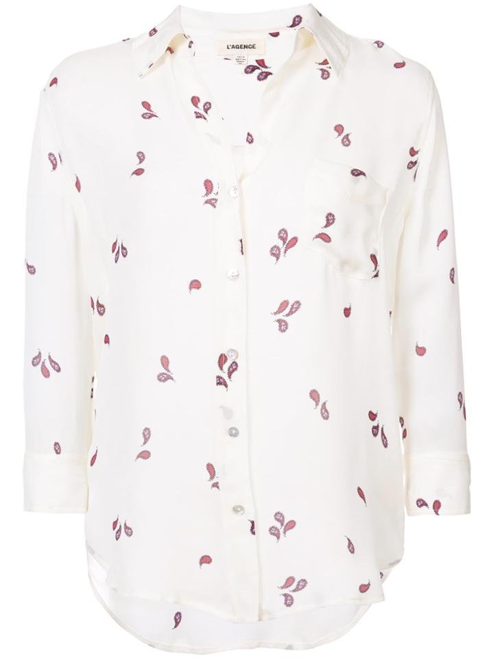 L'agence Printed Shirt - Nude & Neutrals