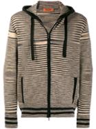 Missoni Striped Zip-up Hoodie - Neutrals