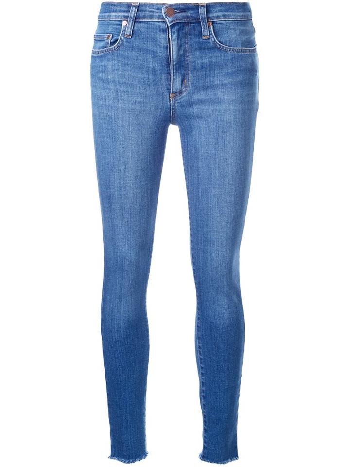 Nobody Denim Cult Skinny Ankle Jeans, Women's, Size: 26, Blue, Cotton/elastodiene/polyester