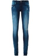 Diesel 'grupeene' Jeans, Women's, Size: 23, Blue, Cotton/polyester/spandex/elastane