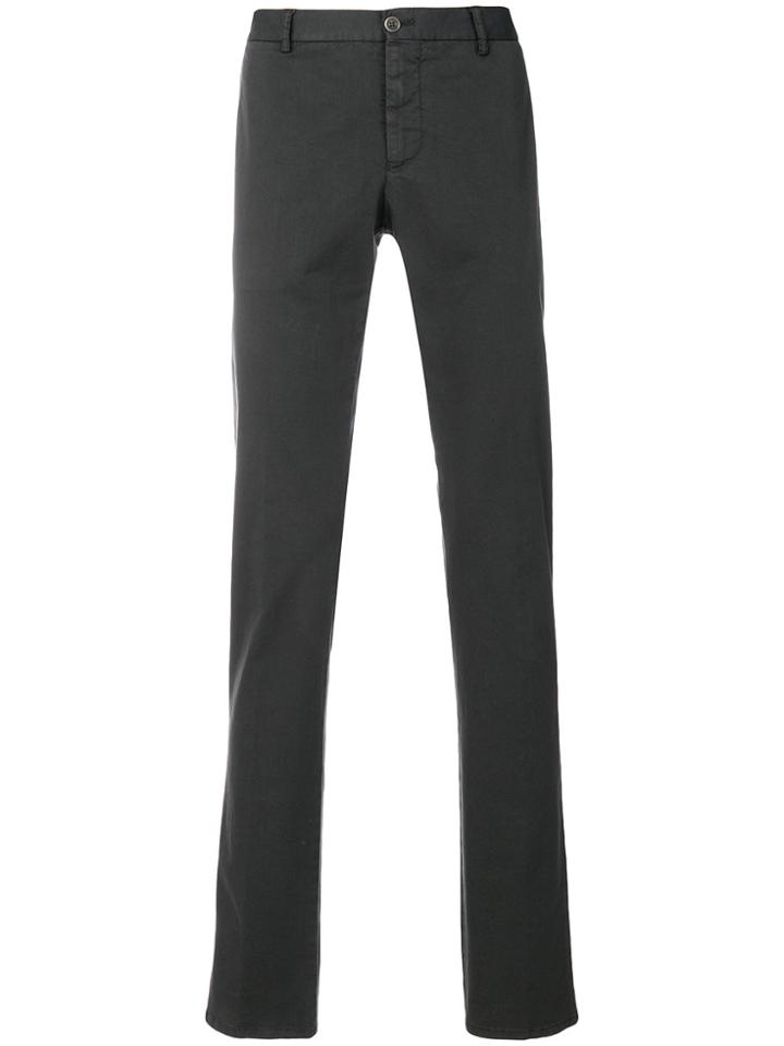Etro Straight-leg Chinos - Grey