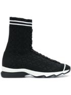 Fendi Runway Sock Sneakers - Black