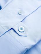 Prada Pleated Shirt Dress - Blue