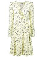 Ermanno Scervino Floral Print Dress - Yellow