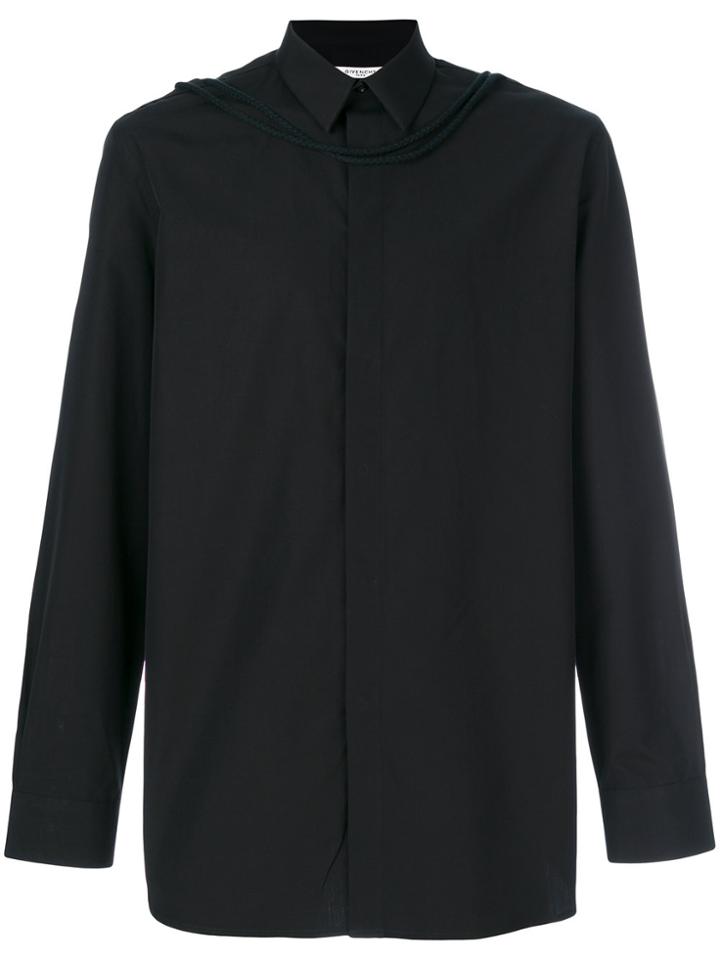 Givenchy Laced Detail Shirt - Black