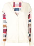 Sonia Rykiel Patterned Back Cardigan - White