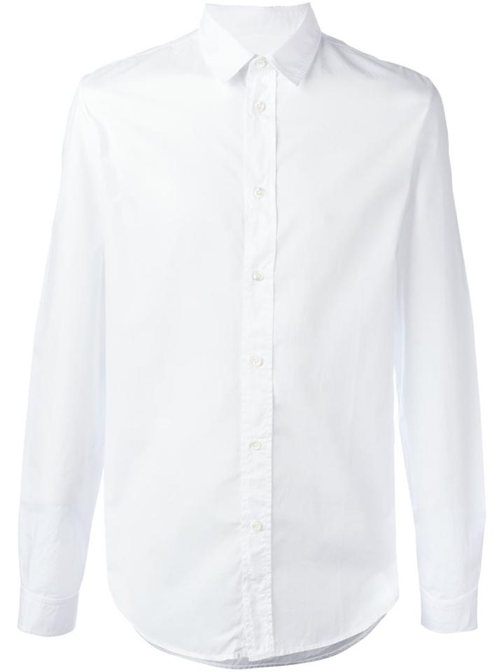 Classic Long Sleeve Shirt - Men - Cotton - 40, White, Cotton, Maison Margiela