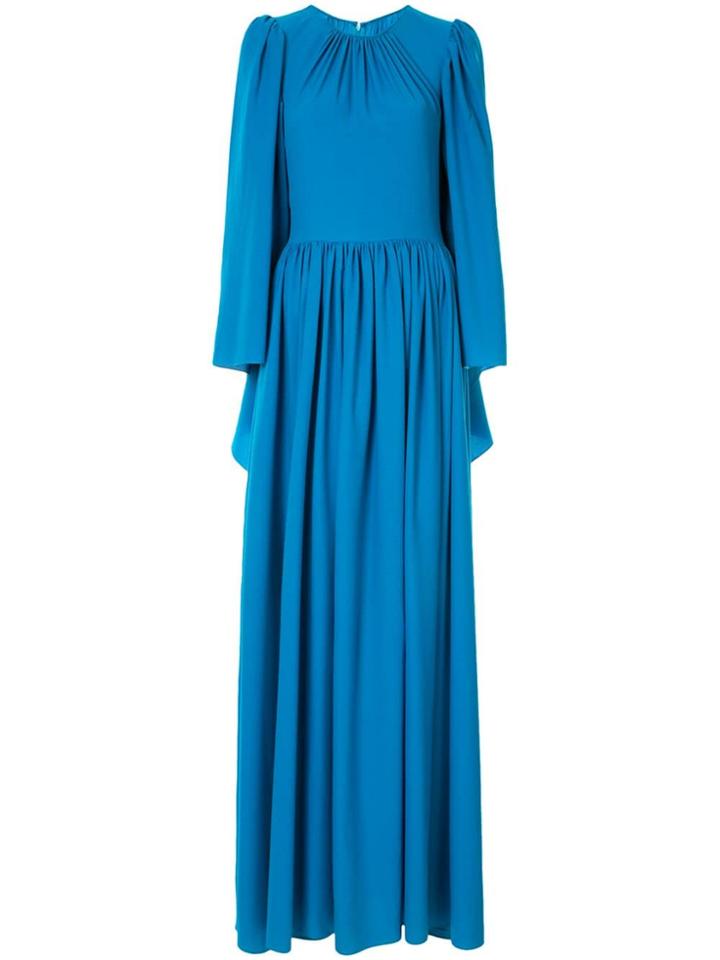 Ingie Paris Round-neck Maxi Gown - Blue