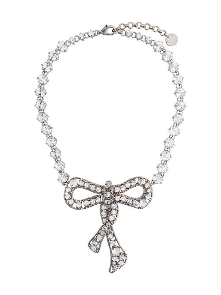 Ermanno Scervino Bow Necklace - Metallic