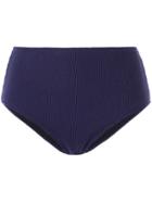 Muller Of Yoshiokubo Sahara Ribbed Bikini Bottoms - Purple