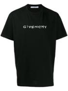 Givenchy Imperfect Embroidered Logo T-shirt - Black