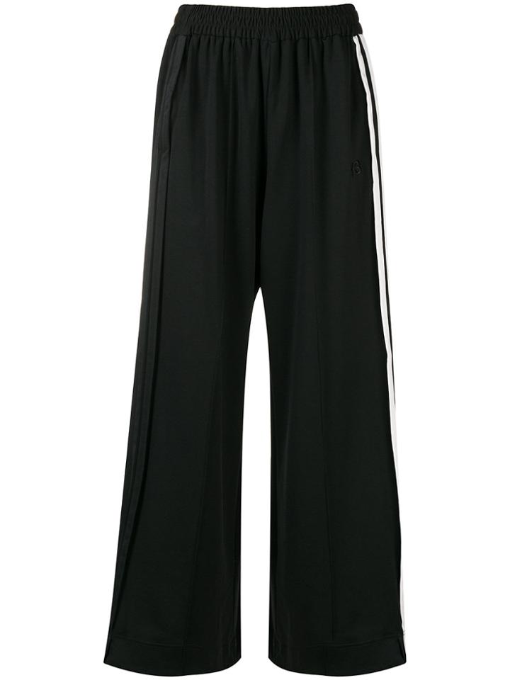 Y-3 Wide Leg Track Pants - Black