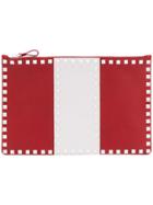 Valentino Garavani Valentino Garavani Free Rockstud Clutch - Red