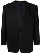 Comme Des Garçons Vintage Structured Notched Blazer - Black