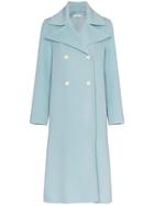 Rejina Pyo Double-breasted Long Coat - Blue