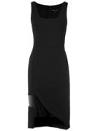 Gloria Coelho Shift Asymmetric Dress - Black