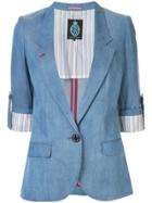 Guild Prime Slim-fit Short Sleeve Blazer - Blue