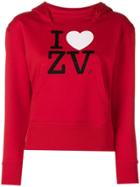 Zadig & Voltaire Fashion Show I Love Zv Hoodie - Red