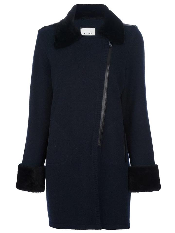 Max & Moi Fur Trim Coat