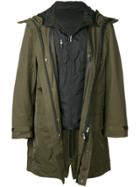 Blackbarrett Padded Underlayer Coat - Green