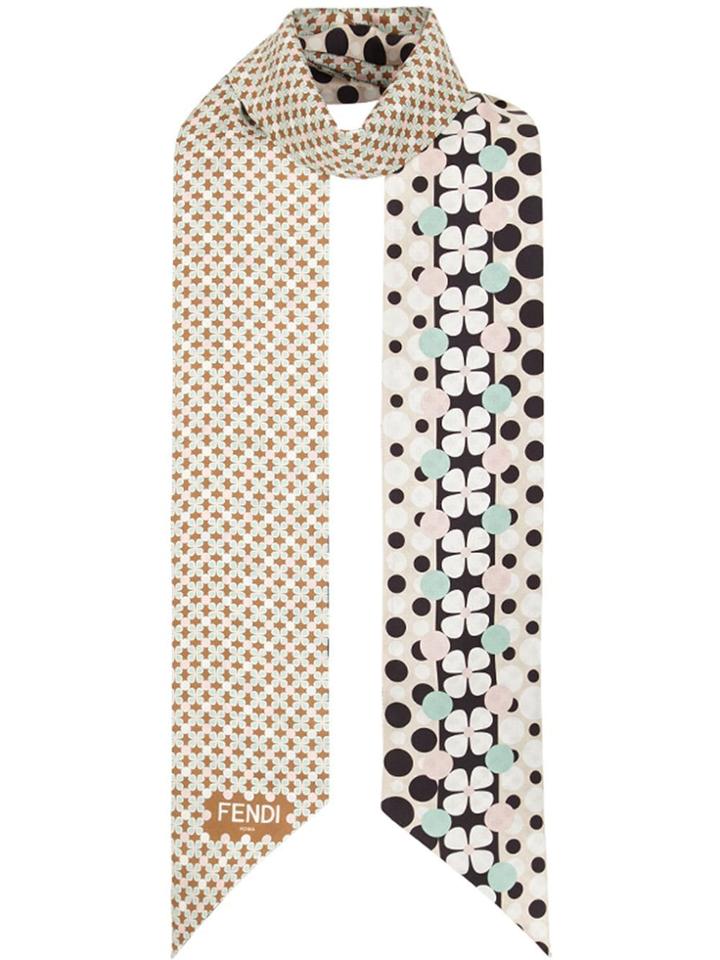 Fendi Floral Maxi Wrappy Scarf - Neutrals
