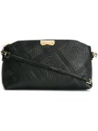 Burberry Embossed Check Crossbody Bag