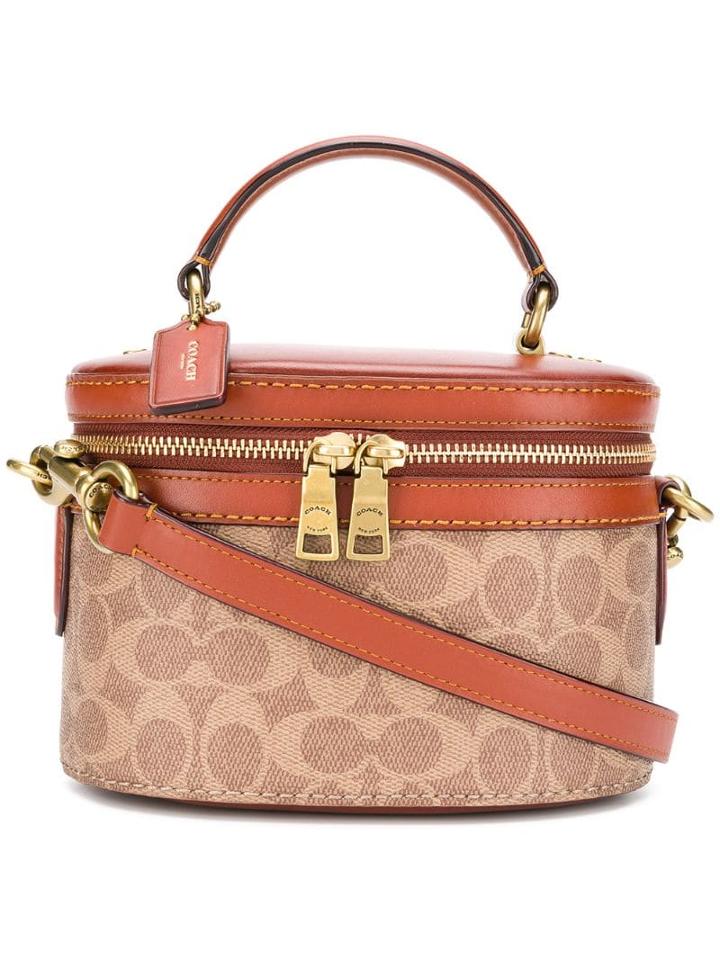 Coach Signature Logo Mini Bag - Brown