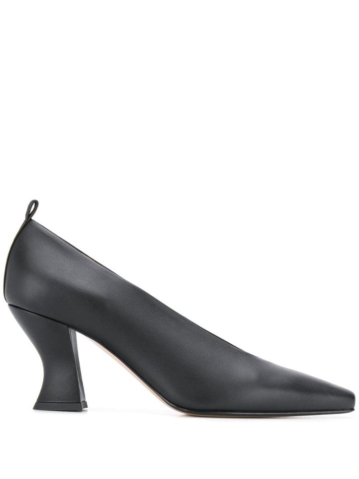 Bottega Veneta Curved Heel Pumps - Black