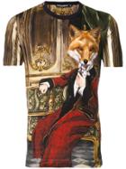 Dolce & Gabbana Regal Fox Print T-shirt - Multicolour