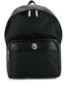 Versace Jeans Zig-zag Logo Backpack - Black