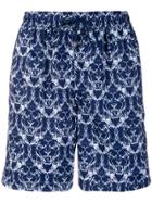 Billionaire Knee Length Swim Shorts - Blue