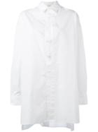 Yohji Yamamoto Oversized Shirt, Women's, Size: 2, White, Cotton
