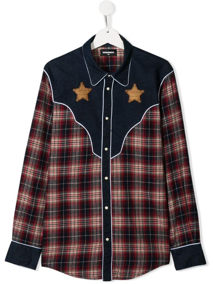 Dsquared2 Kids Star Cowboy Shirt - Black
