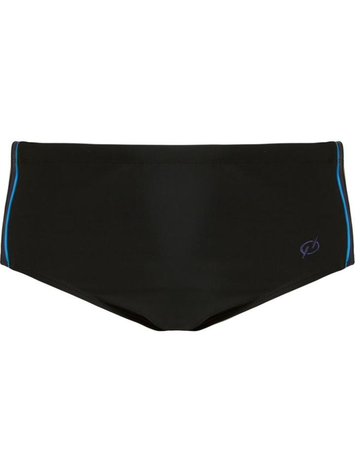 Blue Man Emboidered Logo Panelled Trunk, Men's, Size: P, Polyamide/spandex/elastane