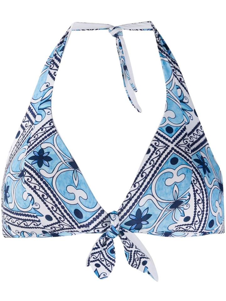 Mc2 Saint Barth Camille Bikini Top - Blue