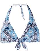 Mc2 Saint Barth Camille Bikini Top - Blue