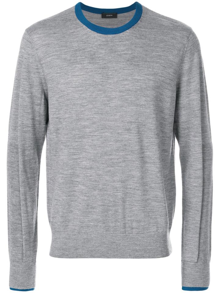 Joseph Contrast Detail Jumper - Grey