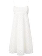 Marc Jacobs Pleated Lace Dress - White