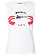 Helmut Lang Diamond Tank Top - White