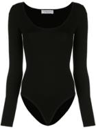 Gabriela Hearst Emily Fitted Bodysuit - Black