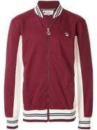 Fila Bicolour Ribbed Sports Jacket - Red