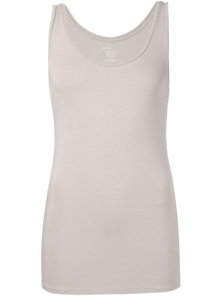 Majestic Filatures Classic Tank Top, Women's, Size: 1, Grey, Spandex/elastane/viscose